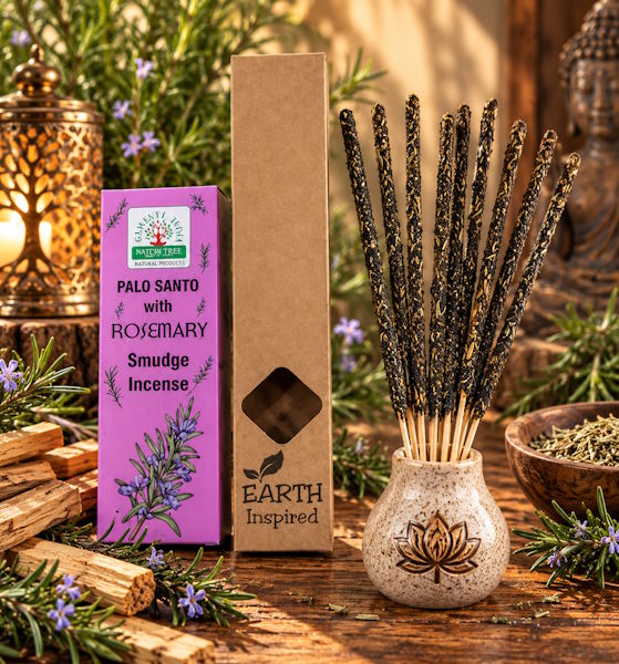 Incienso Orgánico Romero Palo Santo Orkay 25 gr